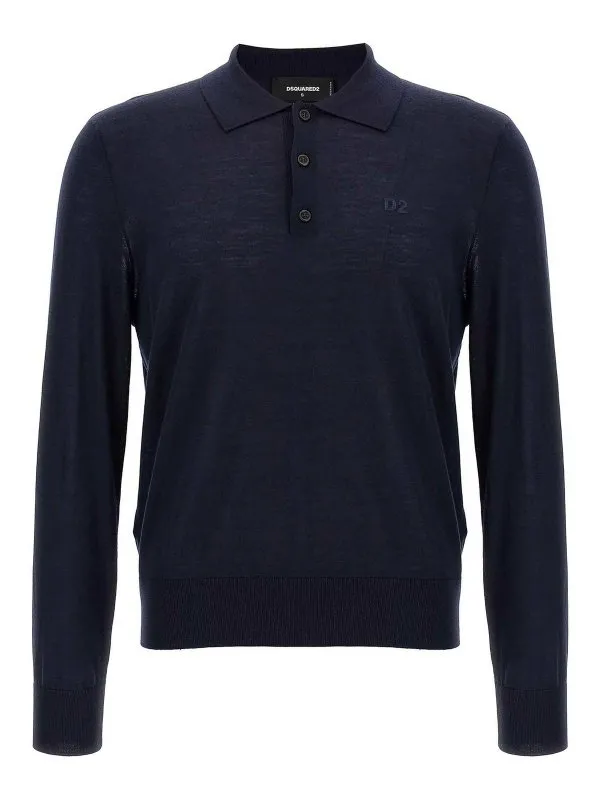 Dsquared2 Polo - Bleu - Bleu - Femme | S75HA1384S18310477