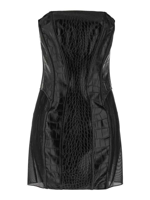 Elisabetta Franchi Robe Au Genou - Noir - Noir | AB81456E2110