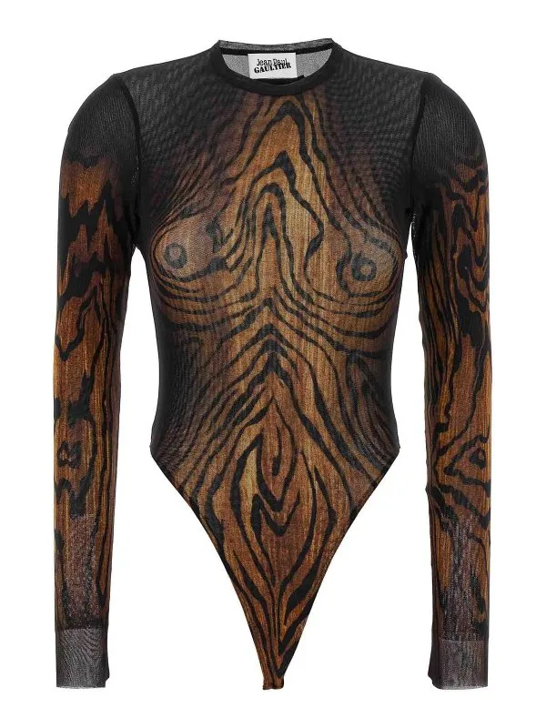 Jean Paul Gaultier Pull Col Rond - Multicolore | 2503WTO314M002P0060