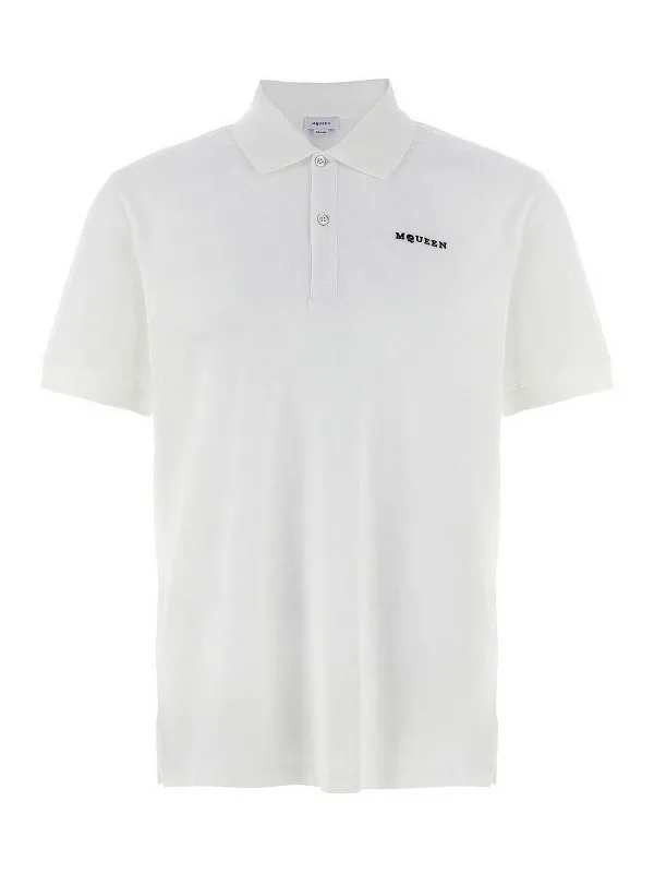 Alexander Mcqueen Polo - Blanc - Blanc - Homme | 839229QXAAK9000