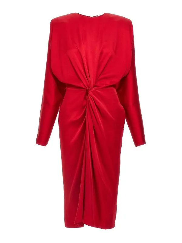 Stella Mccartney Robe Au Genou - Rouge - Rouge | 6A05683FU3025001