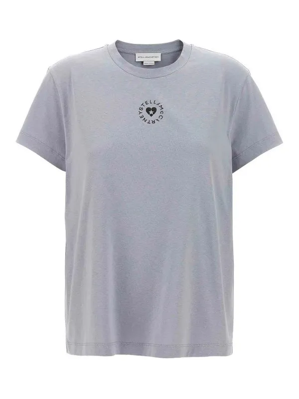 Stella Mccartney T-Shirt - Bleu Clair - Femme | 6J02733SPY534701