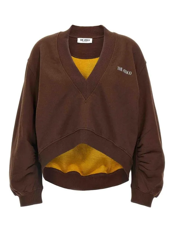 The Attico Sweat-Shirts - Marron - Marron - Femme | 251WCF00010204