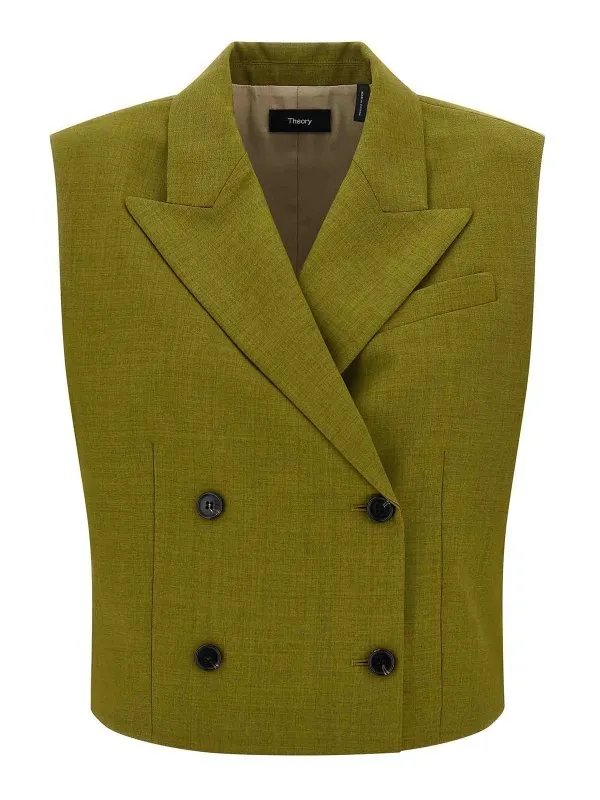 Theory Gilet - Vert - Vert - Femme | P0605101U86 | thebs.com
