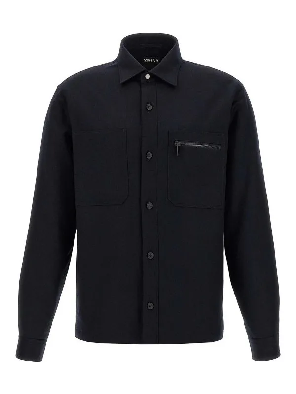 Zegna Blouse - Bleu - Bleu - Homme | UGV01A2SOTM2016G054