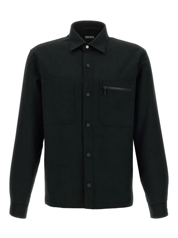 Zegna Blouse - Noir - Noir - Homme | UGV01A2SOTM2290G054