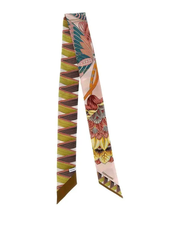 Ferragamo Étole - Multicolore - Multicolore | 785362ROSAGIALLO
