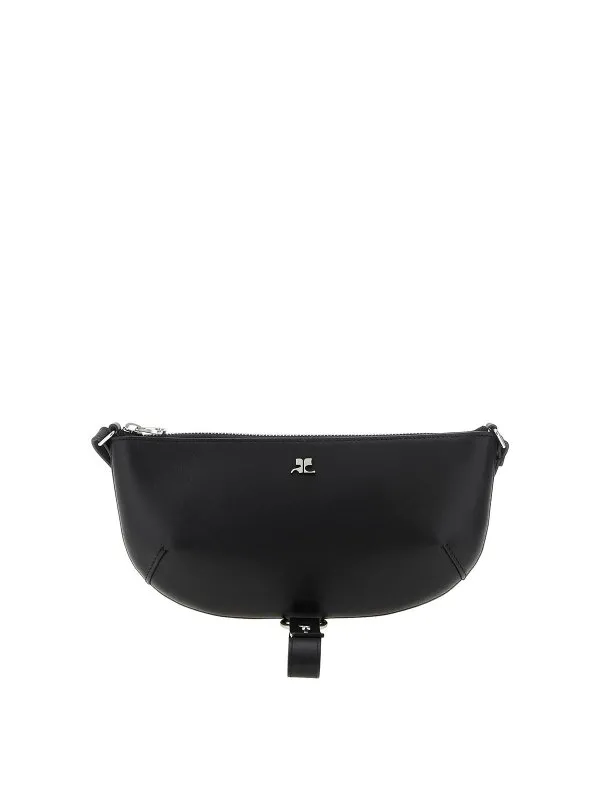 Courreges Sac Porté Épaule - Noir - Noir | 325GSA190CR00659999