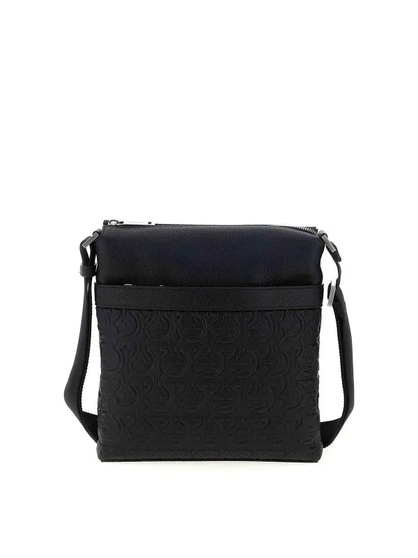 Ferragamo Sac Bandoulière - Noir - Noir - Homme | 769480NERO