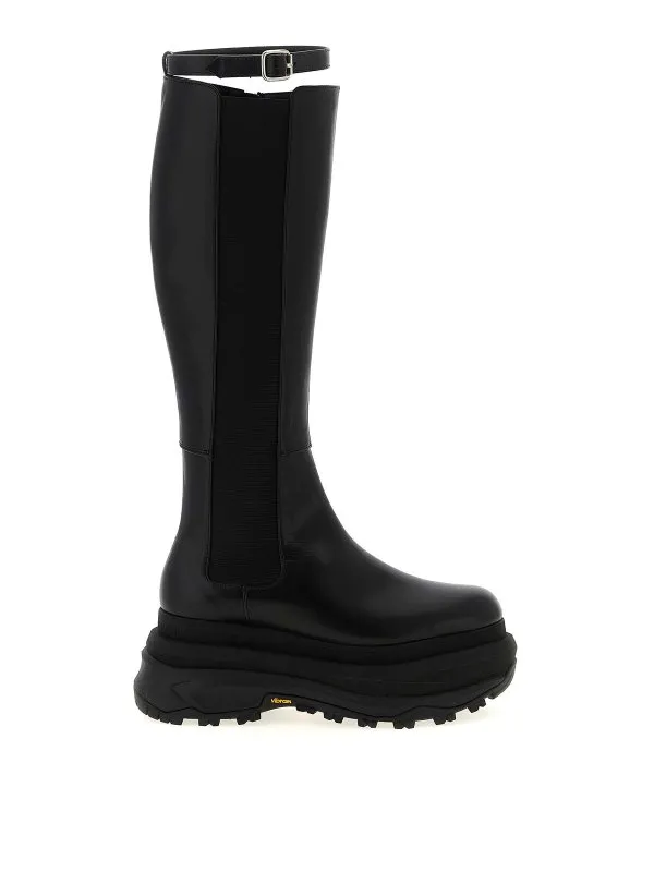 Sacai Bottes - Noir - Noir - Femme | SCW292001 | thebs.com