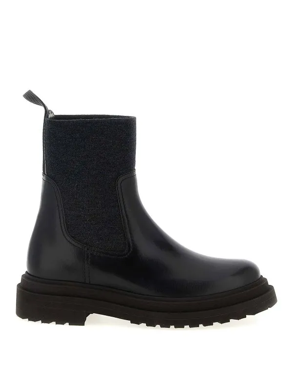 Brunello Cucinelli Bottines - Noir - Noir - Femme | MZOLG3034C101