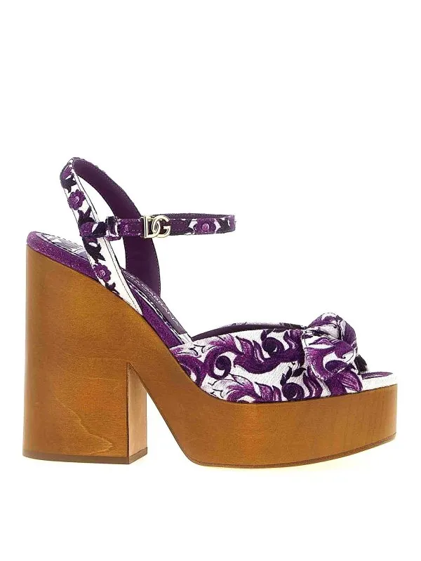 Dolce & Gabbana Sandales - Violet - Violet | CZ0322A6514I03TN