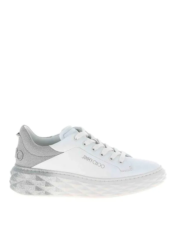 Jimmy Choo Baskets - Argent - Argenté | DIAMONDMAXIVWHITESILVER