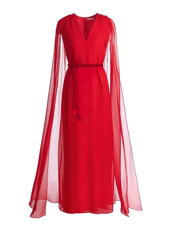 Alice+Olivia Maxi Robe - Rouge - Rouge - Femme | CC411A70509W620