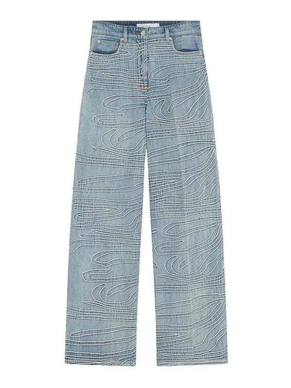 Iro Pantalons Décontractés - Délavé | 25SWM23VOLCYBLV0925S