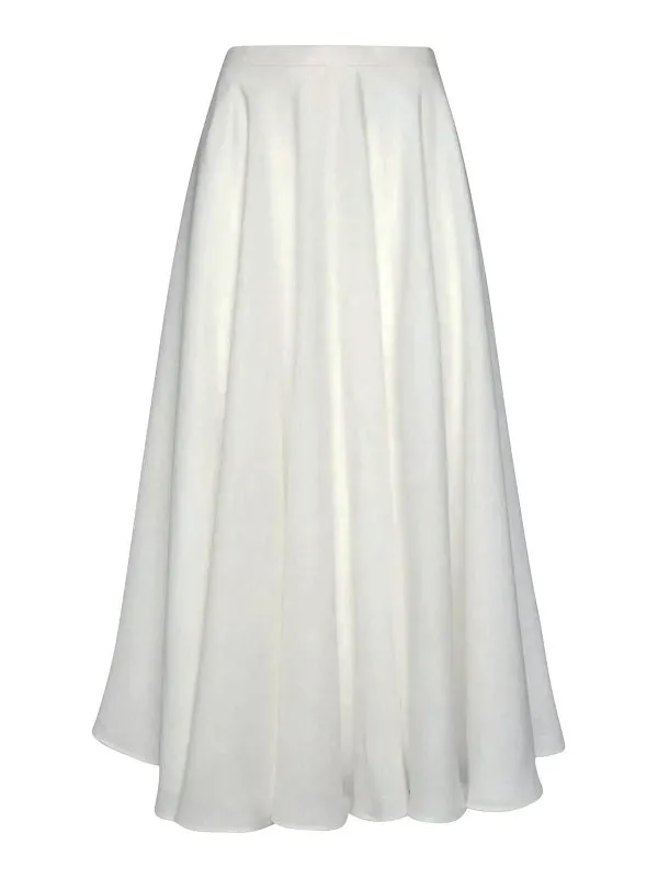 Lardini Jupe Midi - Blanc - Blanc - Femme | P5PACEFESD64806100