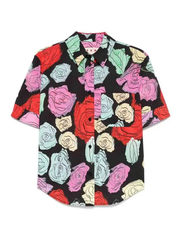 Marni Chemise - Multicolore - Multicolore | CAMA0623A0UTC506ORN99