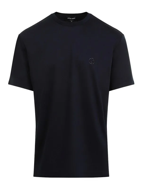 Giorgio Armani T-Shirt - Noir - Noir - Homme | 3HSM72SJTKZUB100