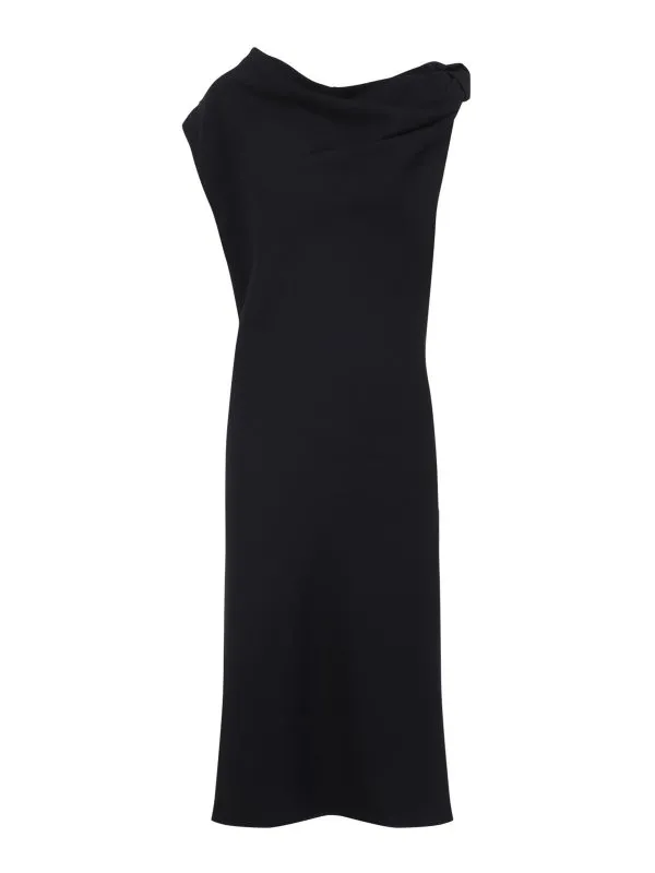 Carven Maxi Robe - Bleu - Bleu - Femme | 6252K21088MIDNIGHT