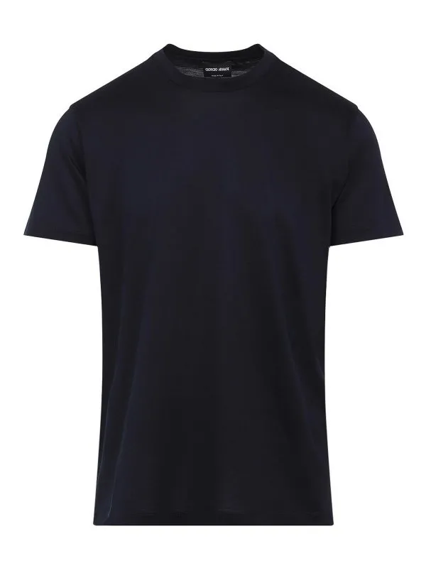 Giorgio Armani T-Shirt - Bleu - Bleu - Homme | 3KSM77SJZHZUB100