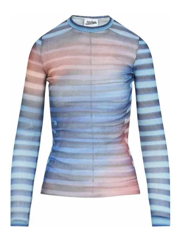 Jean Paul Gaultier Top - Air - Bleu | 2503WTO336M005P565034565034