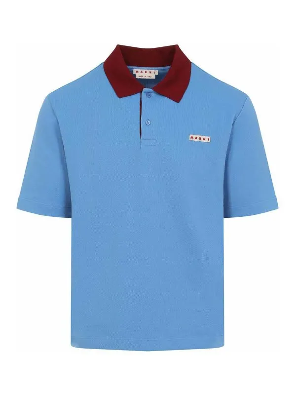 Marni T-Shirt - Bleu - Bleu - Homme | POMU0045LXUTC49200B50