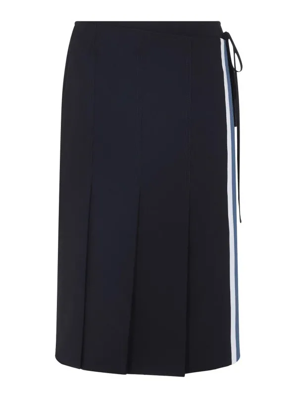 Marni Jupe Midi - Bleu - Bleu - Femme | GOMA0741Q0TW83900B99