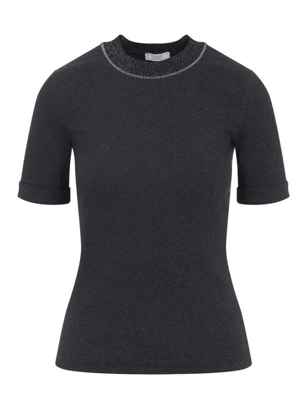 Peserico T-Shirt - Gris - Gris - Femme | S06704J05669B73B