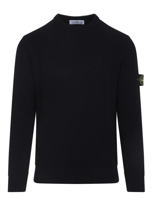 Stone Island Pull Col Rond - Bleu Foncé | K2S155100053S00C2V0020