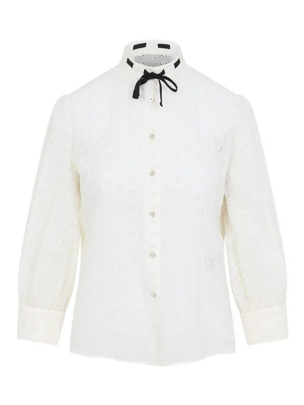 Valentino Chemise - Crème - Crème - Femme | 7B3AB7P39EUA03