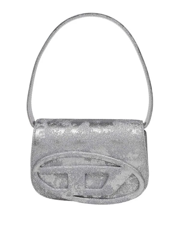 Diesel Sac Porté Épaule - Argent - Argenté | X08396P5126H0535