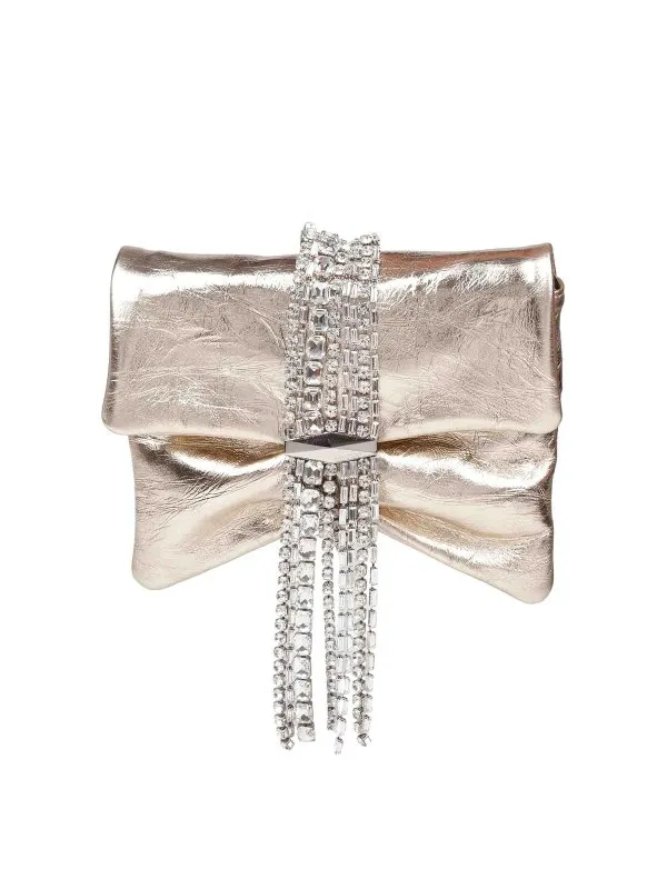 Jimmy Choo Pochette - Or Blanc - Or Blanc | ZANDRASHOULDBYNPL