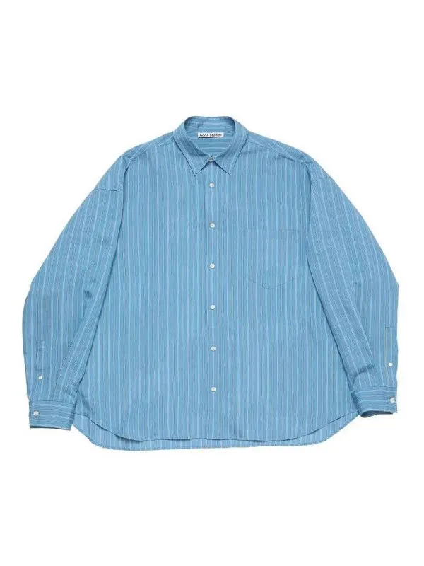 Acne Studios Chemise - Bleu - Bleu - Homme | BB0652MULTI