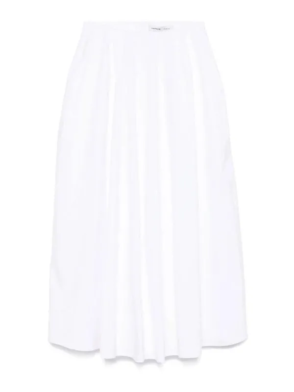 Carven Jupe Midi - Blanc - Blanc - Femme | 6251K2123101WHITE
