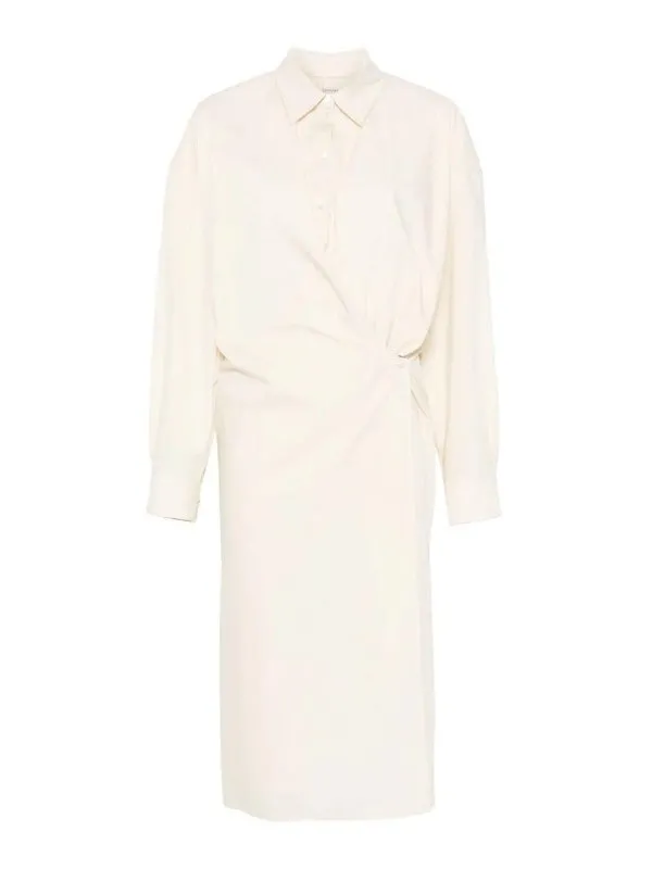 Lemaire Maxi Robe - Crème - Crème - Femme | DR1092LF588YE507