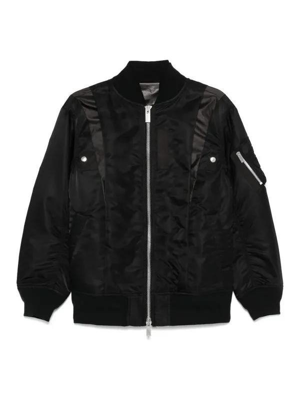 Sacai Bomber - Noir - Noir - Femme | 2507830001 | thebs.com