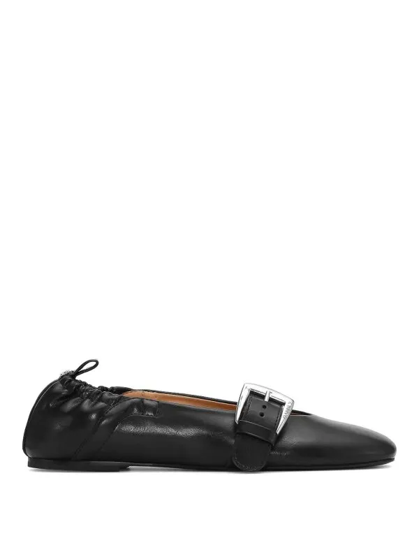 Ganni Ballerines - Noir - Noir - Femme | S3117099 | thebs.com