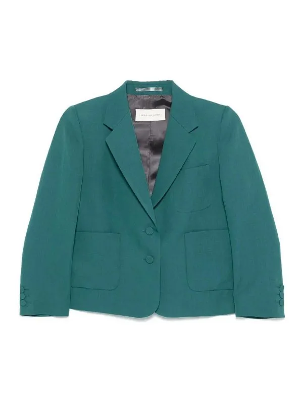 Dries Van Noten Veste Casual - Vert - Vert | 25101040315275E15