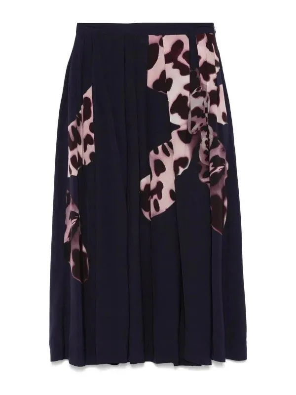 Dries Van Noten Jupe Midi - Noir - Noir - Femme | 25101082010155E15