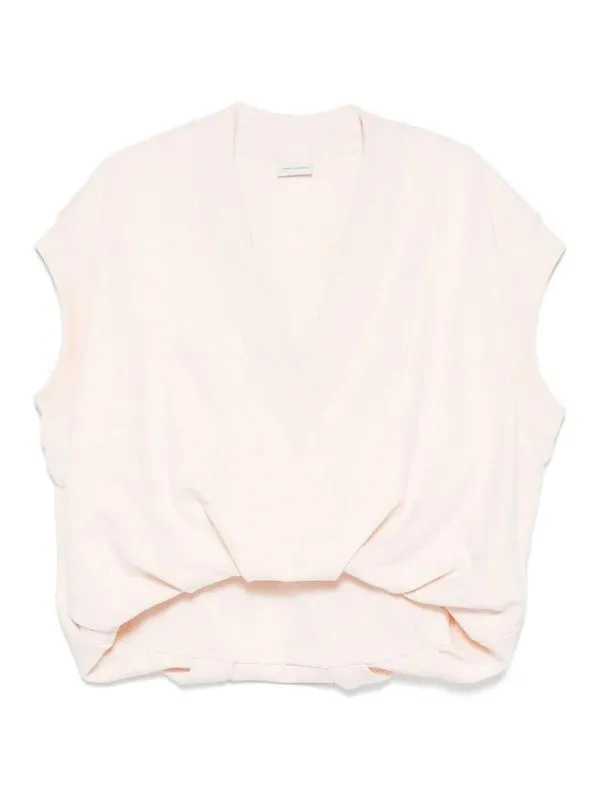 Dries Van Noten Gilet - Crème - Crème - Femme | 2510111131610ECRU