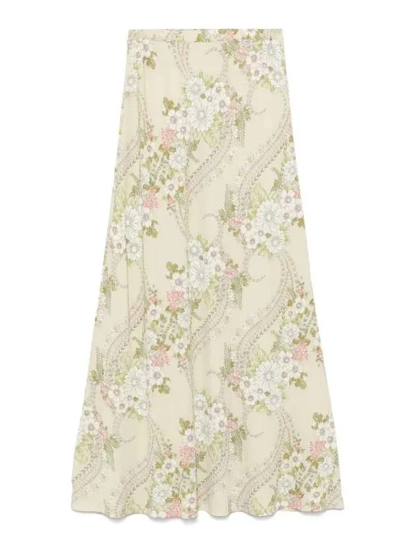 Faliero Sarti Jupe Longue - Crème - Crème - Femme | E25502793510