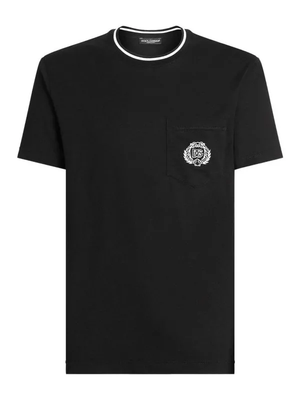 Dolce & Gabbana T-Shirt - Noir - Noir - Homme | G8RA2ZFU7EQN0000