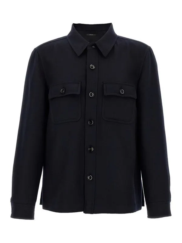 Tom Ford Chemise - Bleu - Bleu - Homme | OJS016FMW063HB825