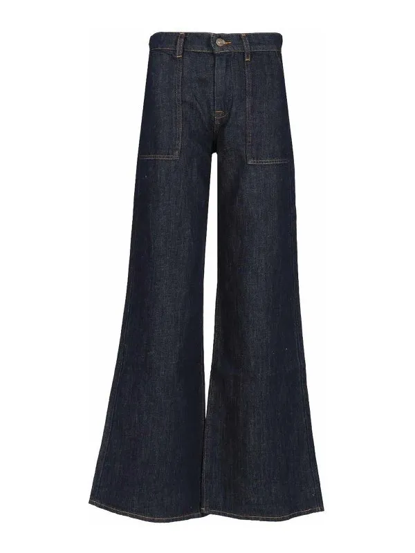 7 For All Mankind Jean Bootcut - Bleu - Bleu | 7U662U03U7BUY