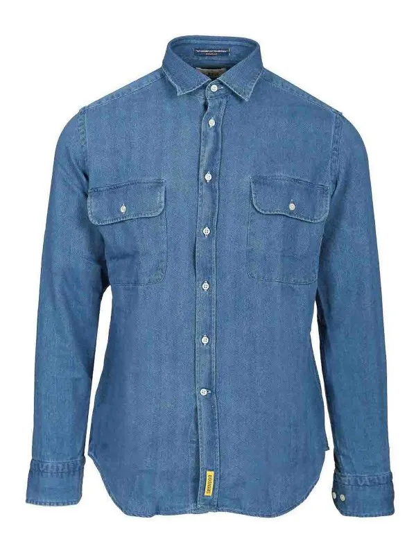 B.D. Baggies Chemise - Bradford - Bleu - Homme | B15W37BRADFORD01