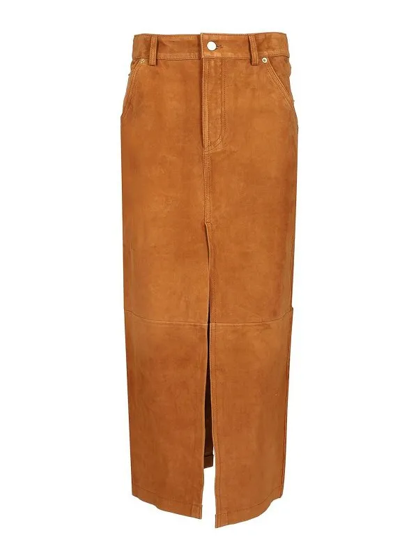 Darkpark Jupe Midi - Erika - Marron - Femme | WSK02LTS020082