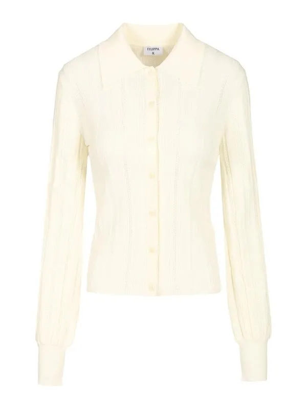 Filippa K Cardigan - Blanc - Blanc - Femme | 310840178