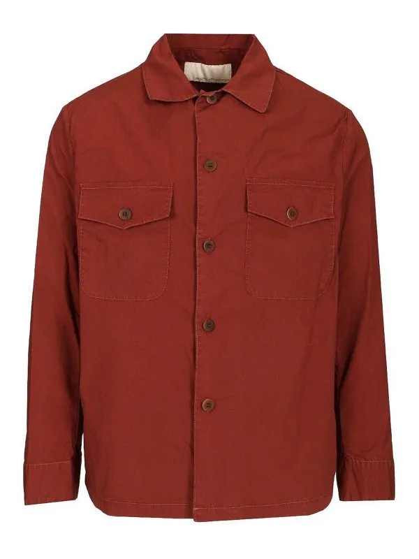 Original Vintage Style Chemise - Rouge - Rouge | RALF206GRANATA