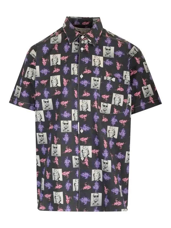 Comme Des Garcons Chemise - Blanc - Blanc | FMB002S241PRINTF