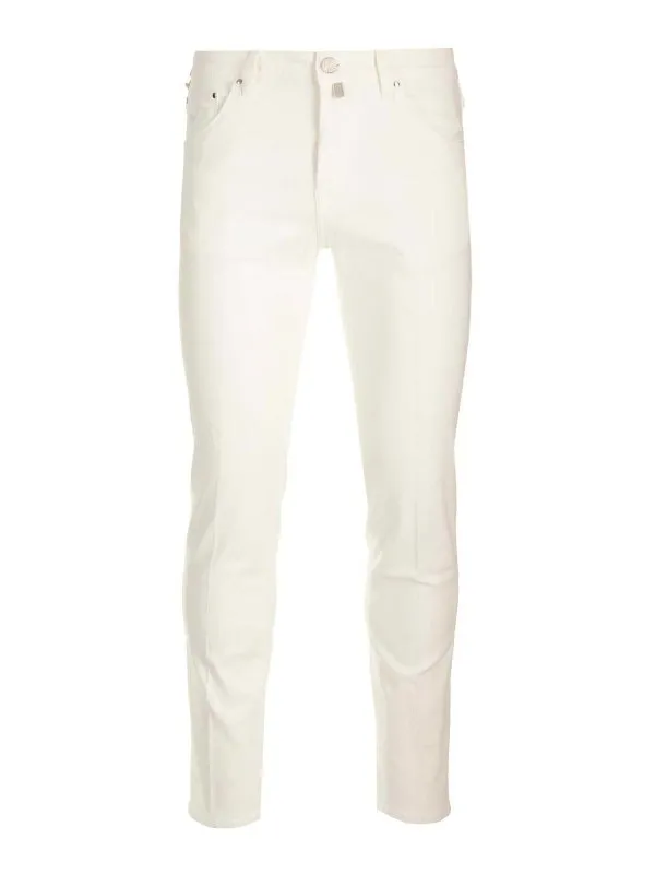 Jacob Cohen Short - Scott - Blanc - Homme | UQE1530S3848751D